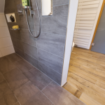 Saier Ulm Traumbad Dusche Fliesen Schwarz